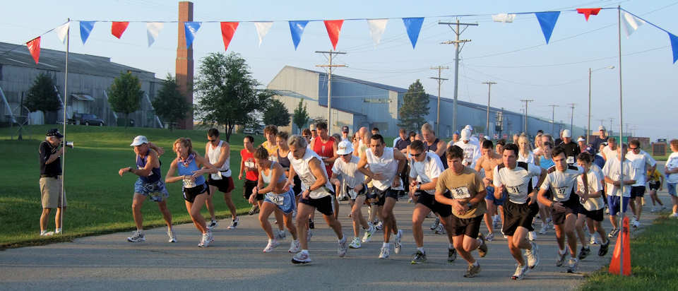 Start Line for Winged Foot Run/Walk
